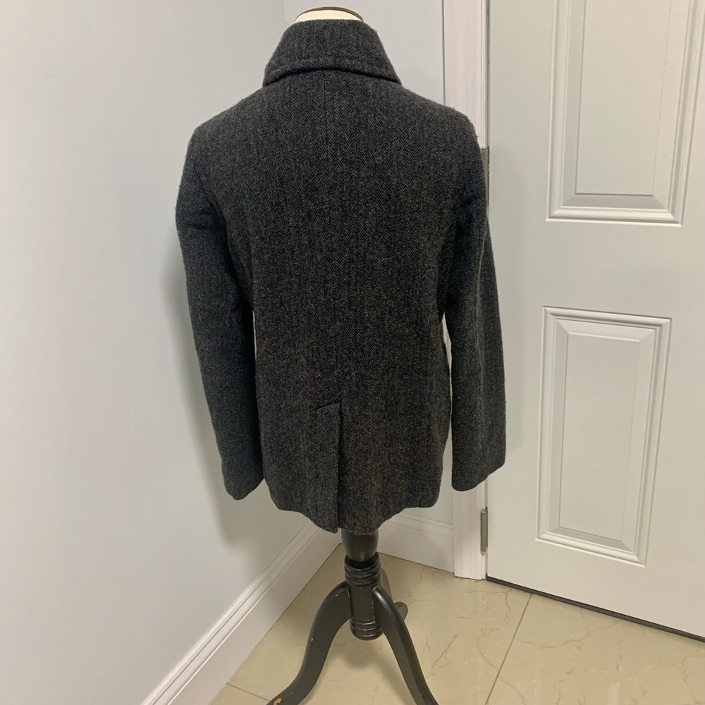 Pas De Calais Double Breasted Wool Coat - Picture 3 of 6